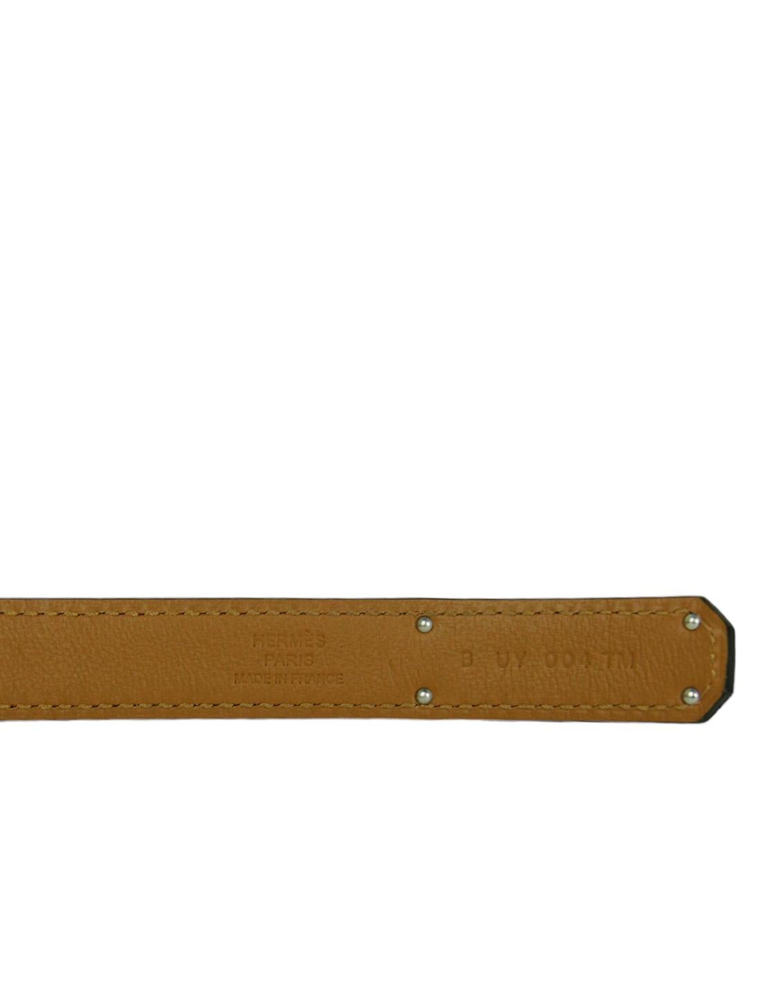 Hermes Black/Gold Epsom Leather Kelly Pocket Adjustable Belt/Pouch For Sale 4