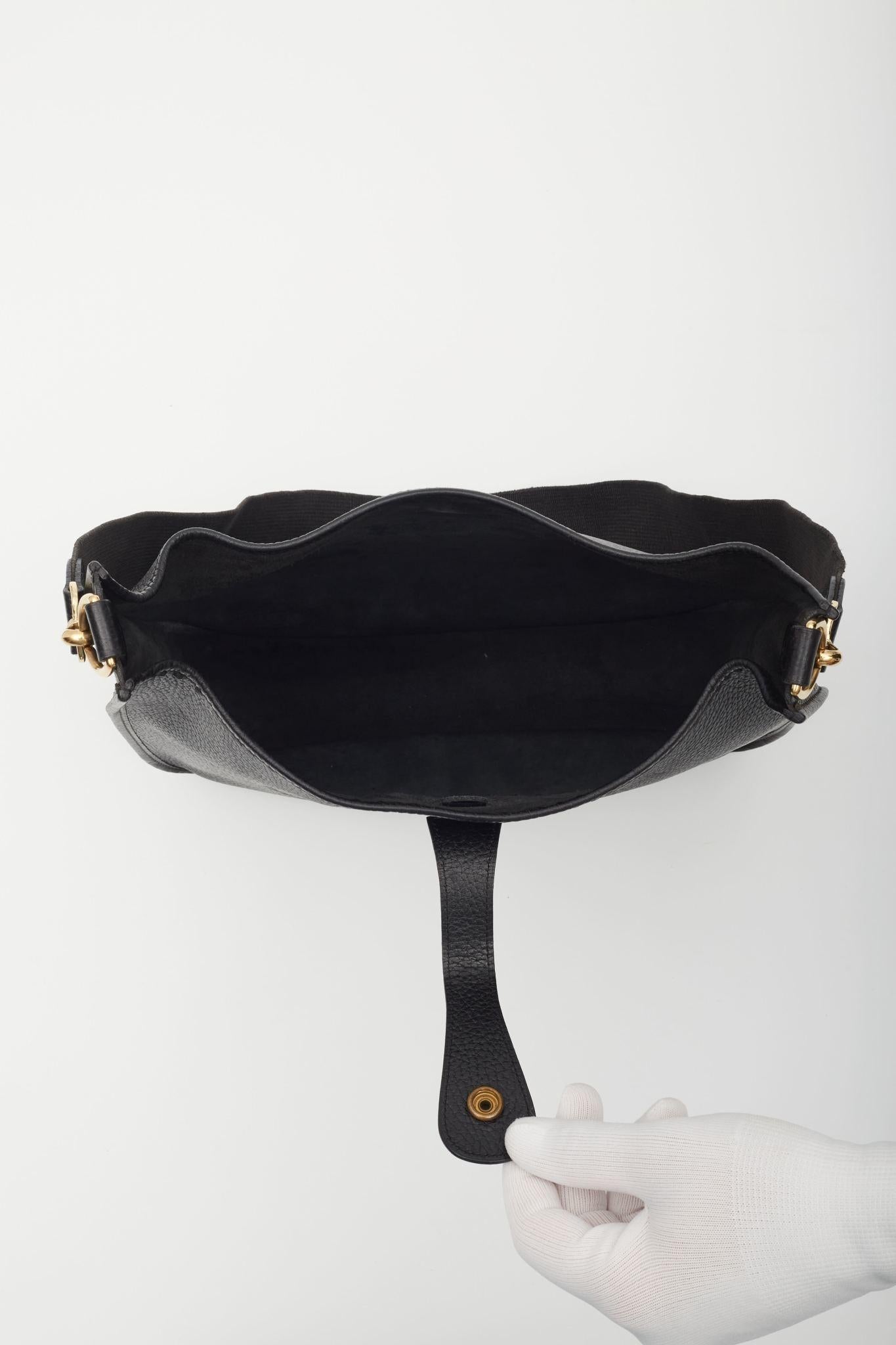 Hermès Black Gold Metal Ardennes Evelyn GM Messenger Bag 6