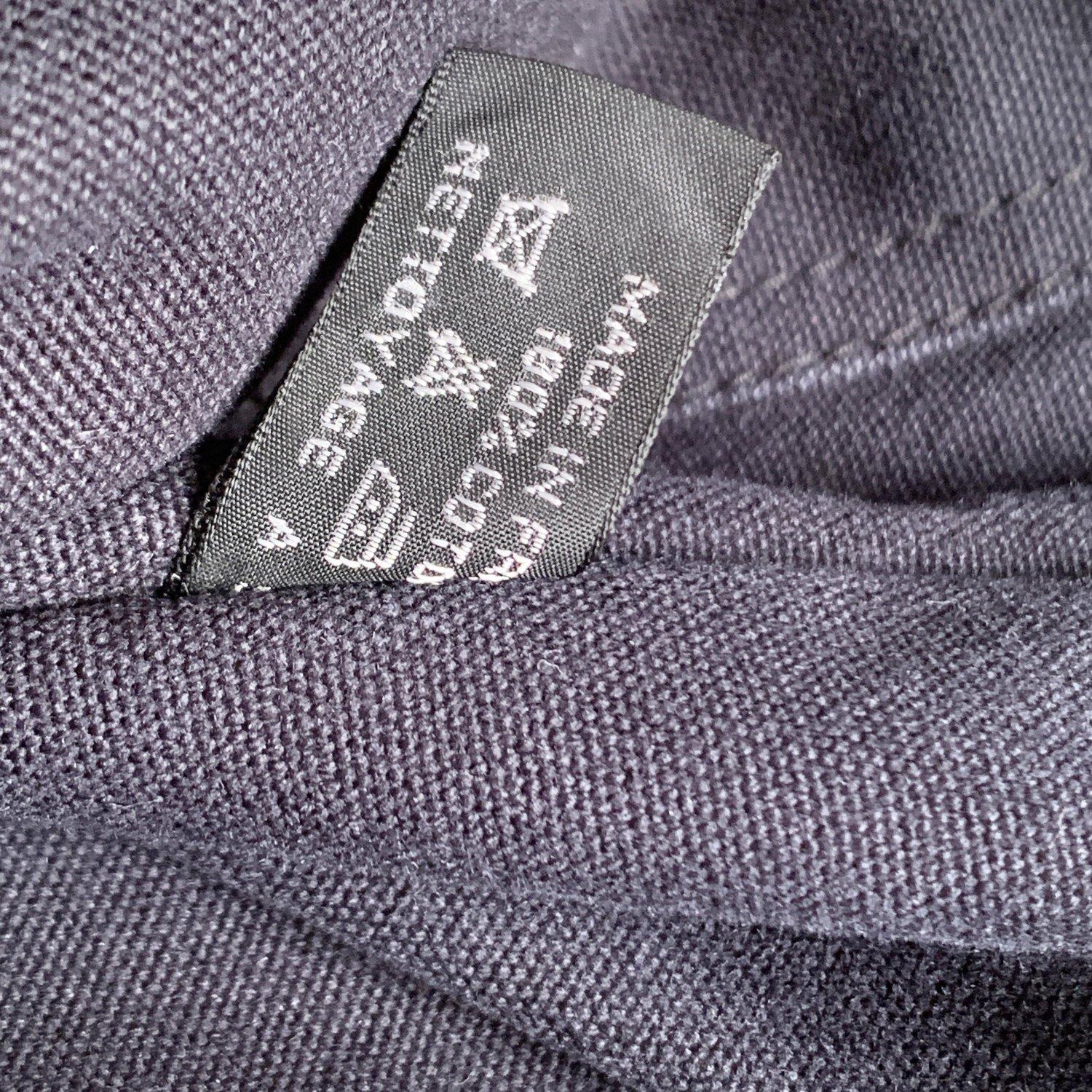 Hermes Black Gray Cotton Canvas Fourre Tout Besace Messenger Bag 4