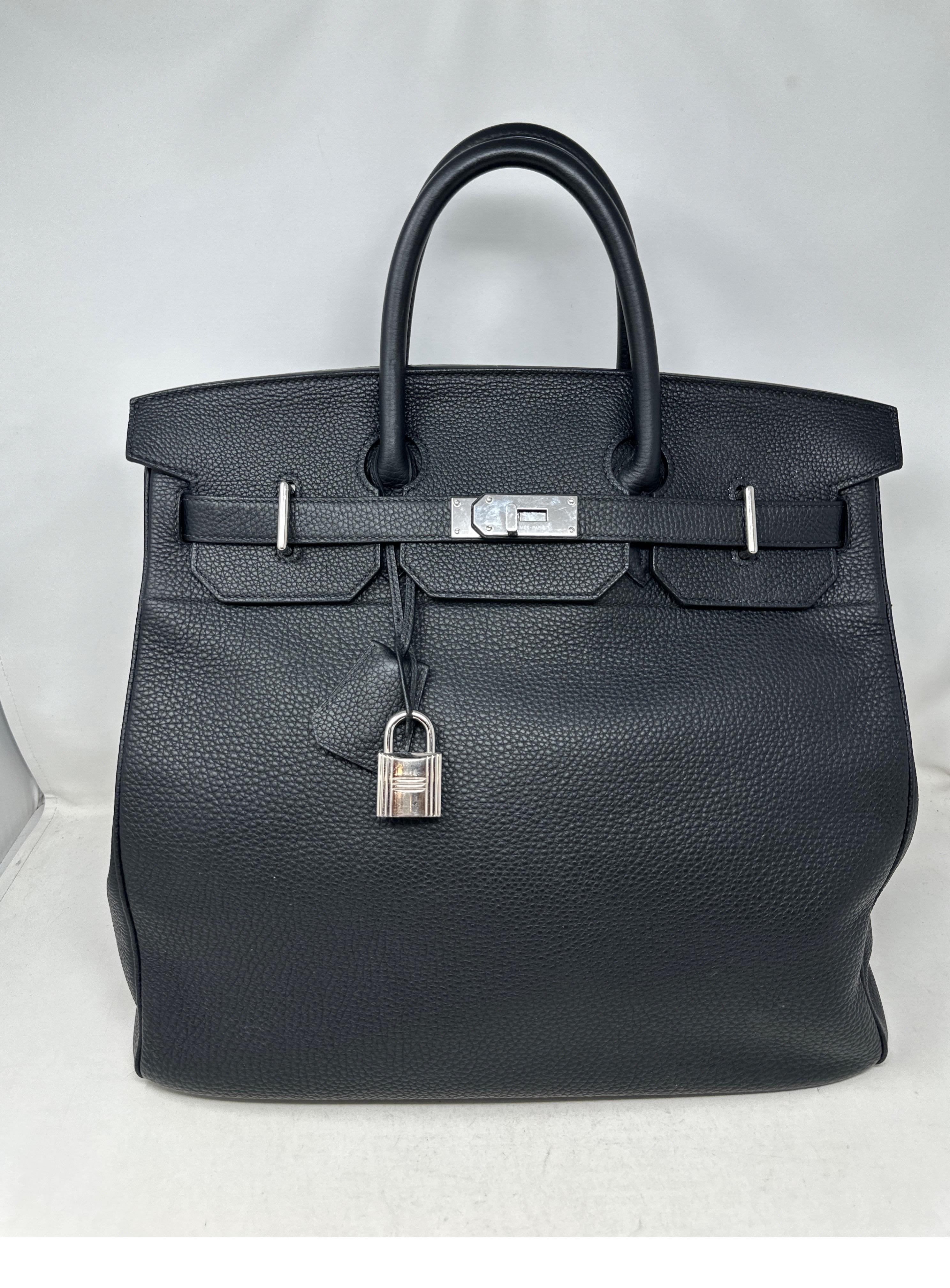Hermes Black HAC 40 Bag 7