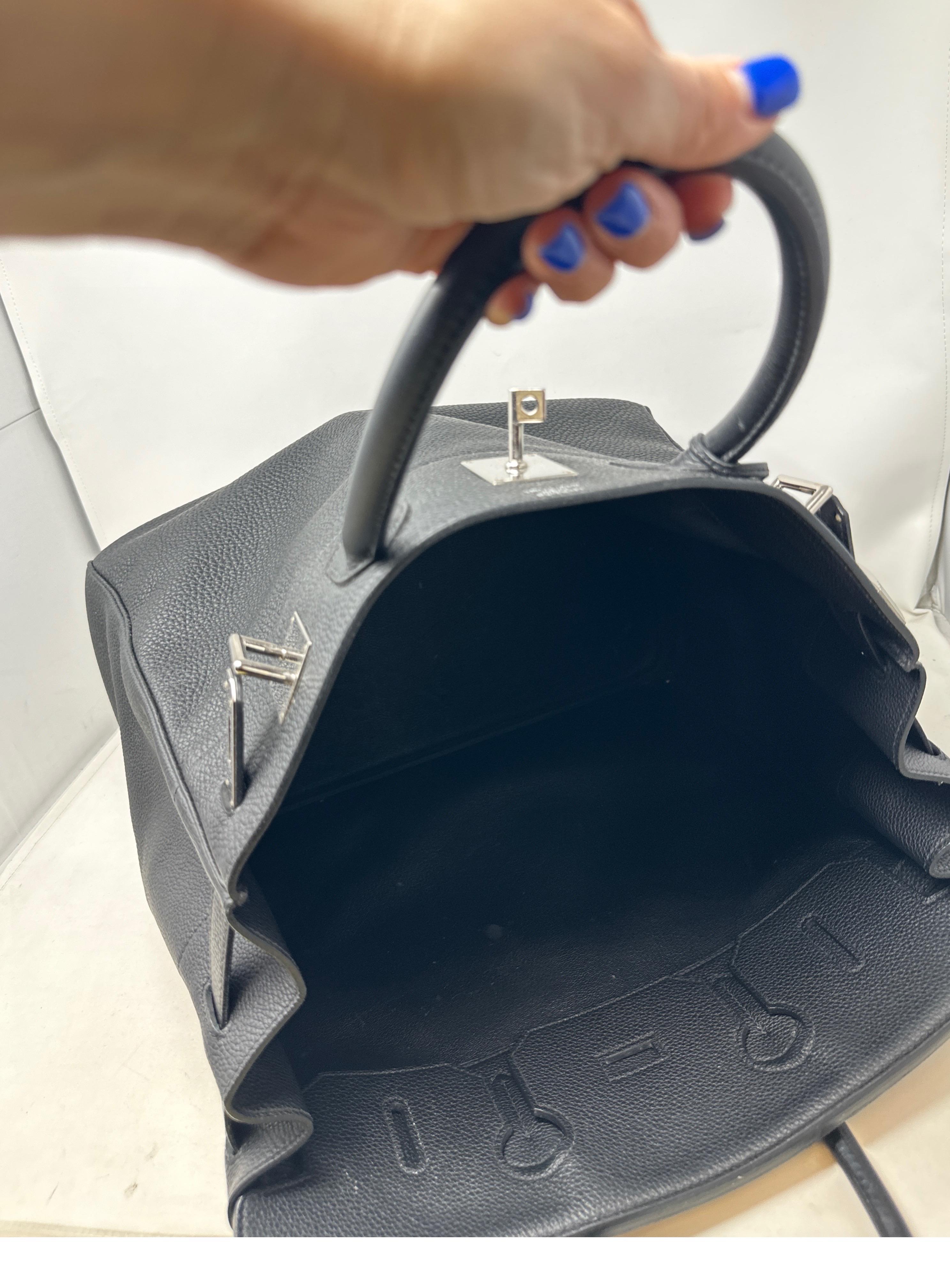 Hermes Black HAC 40 Bag 4