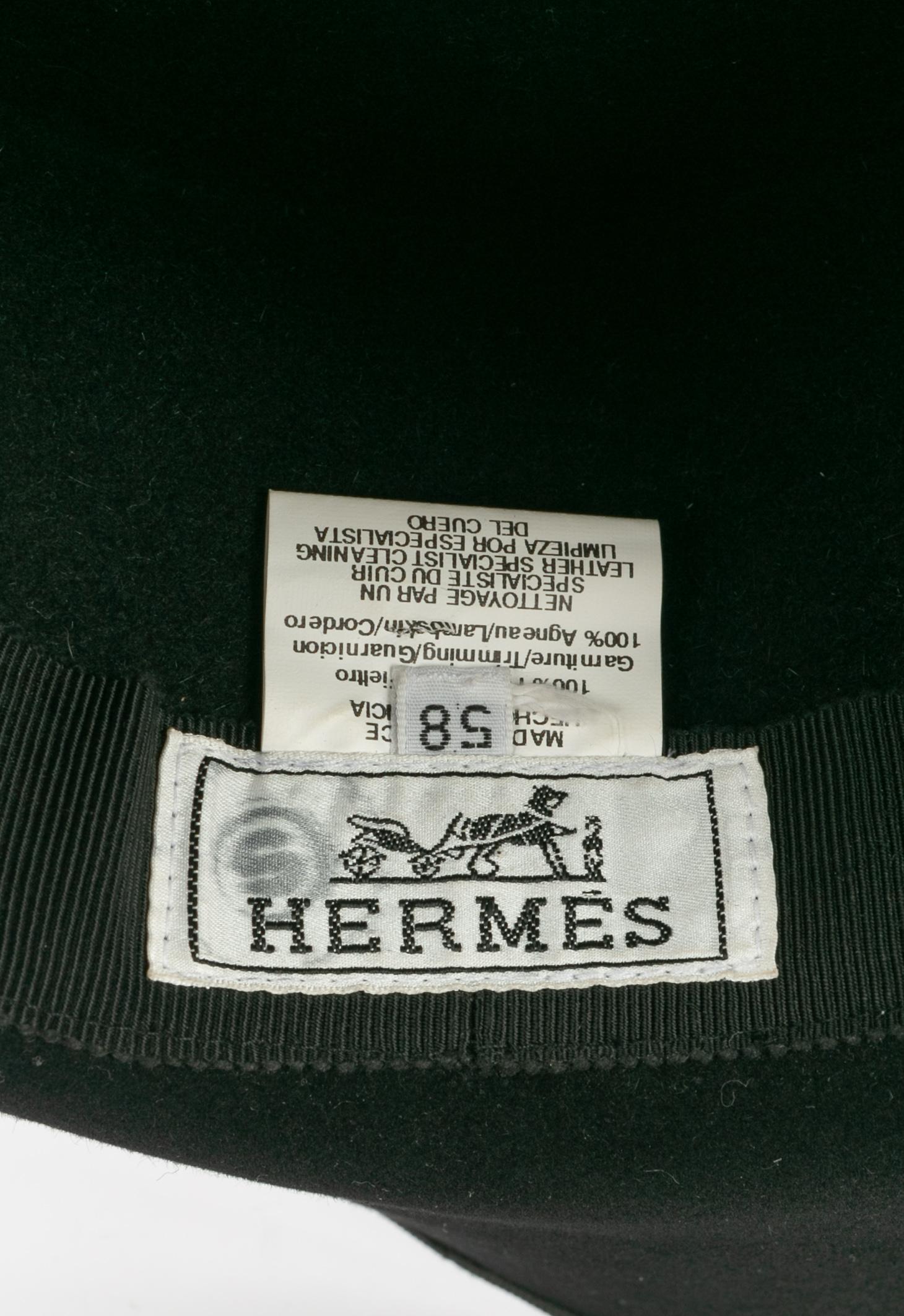 Hermès black hat For Sale 3
