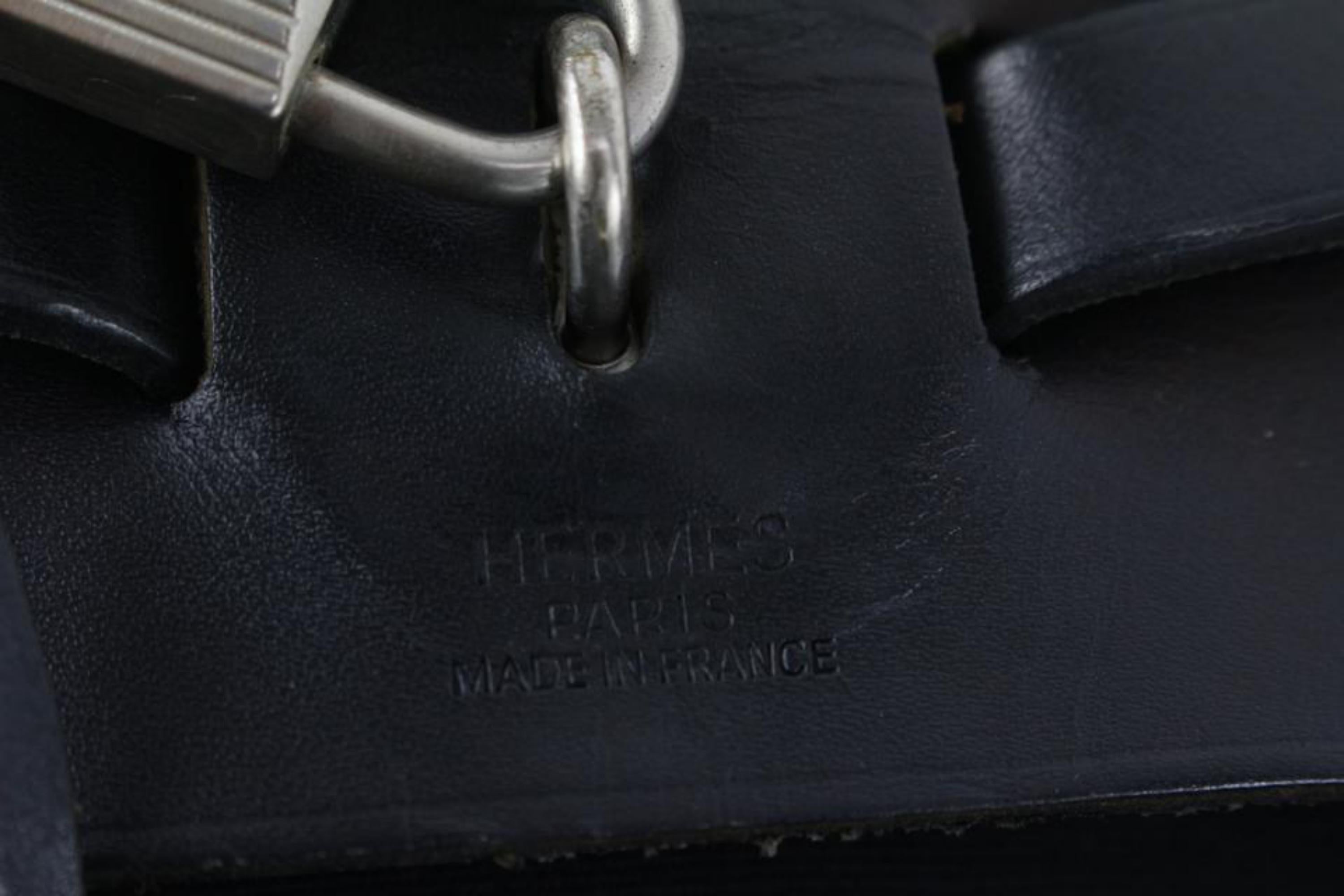 Hermès Black Herbag Backpack 2-in-1 Sac a Dos 123h30 5