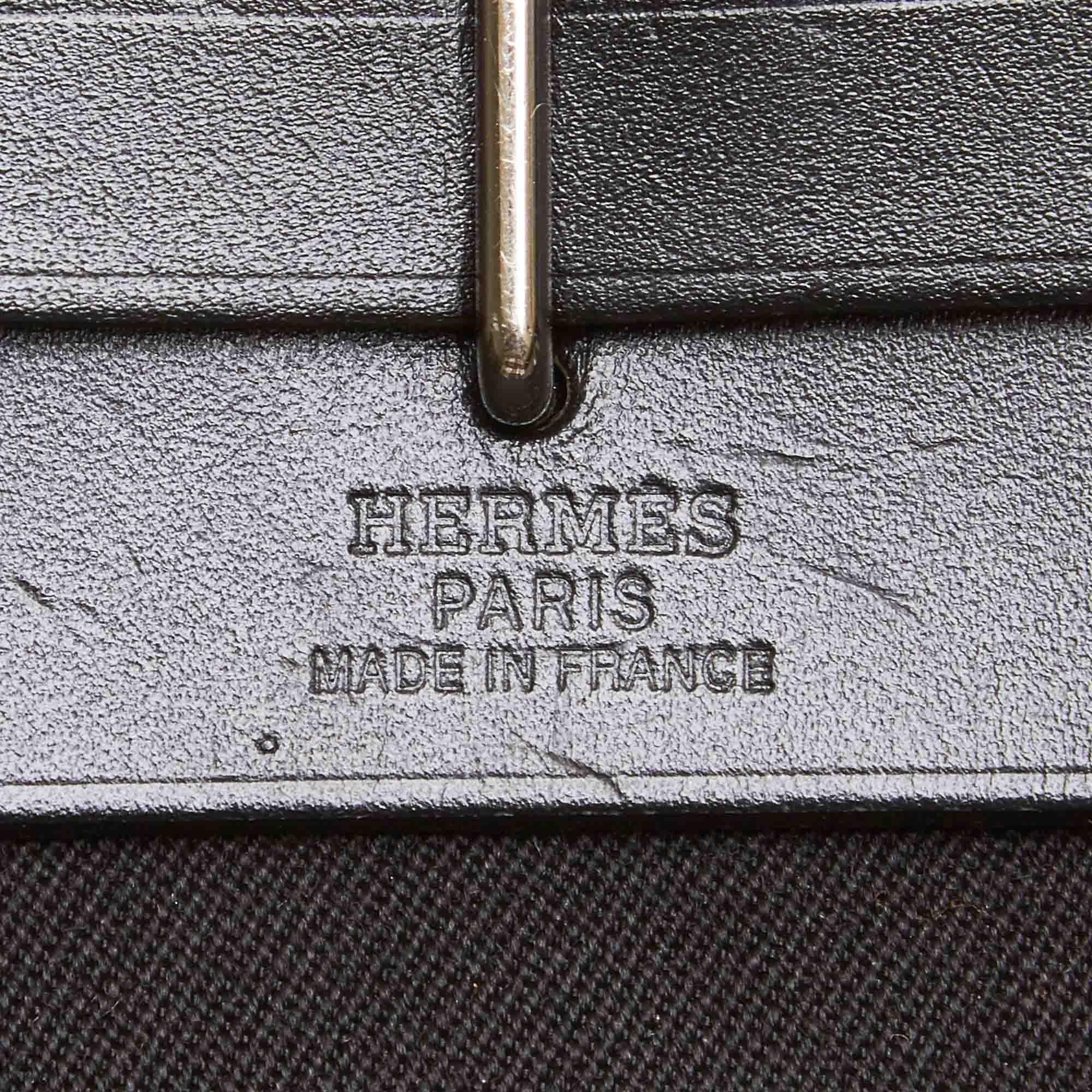 Hermes Black Herbag TPM For Sale 1
