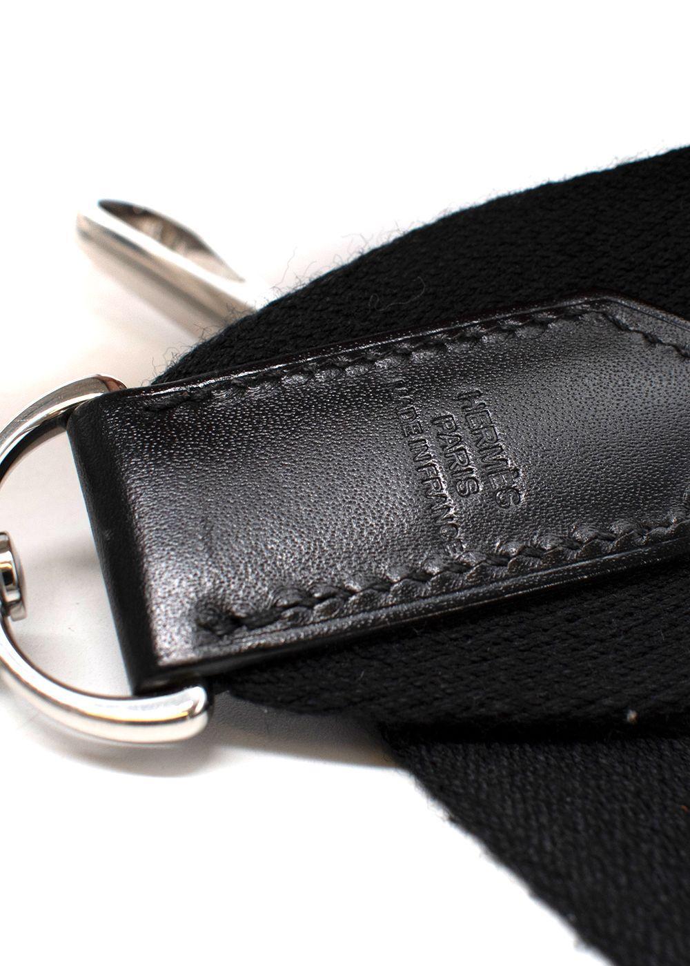 Schwarze Evelyne Sellier Tasche von Hermes aus Rindsleder mit Jagdmotiv 33 PHW im Zustand „Neu“ im Angebot in London, GB
