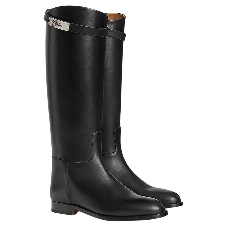 Hermes Black Jumping boot For Sale at 1stDibs