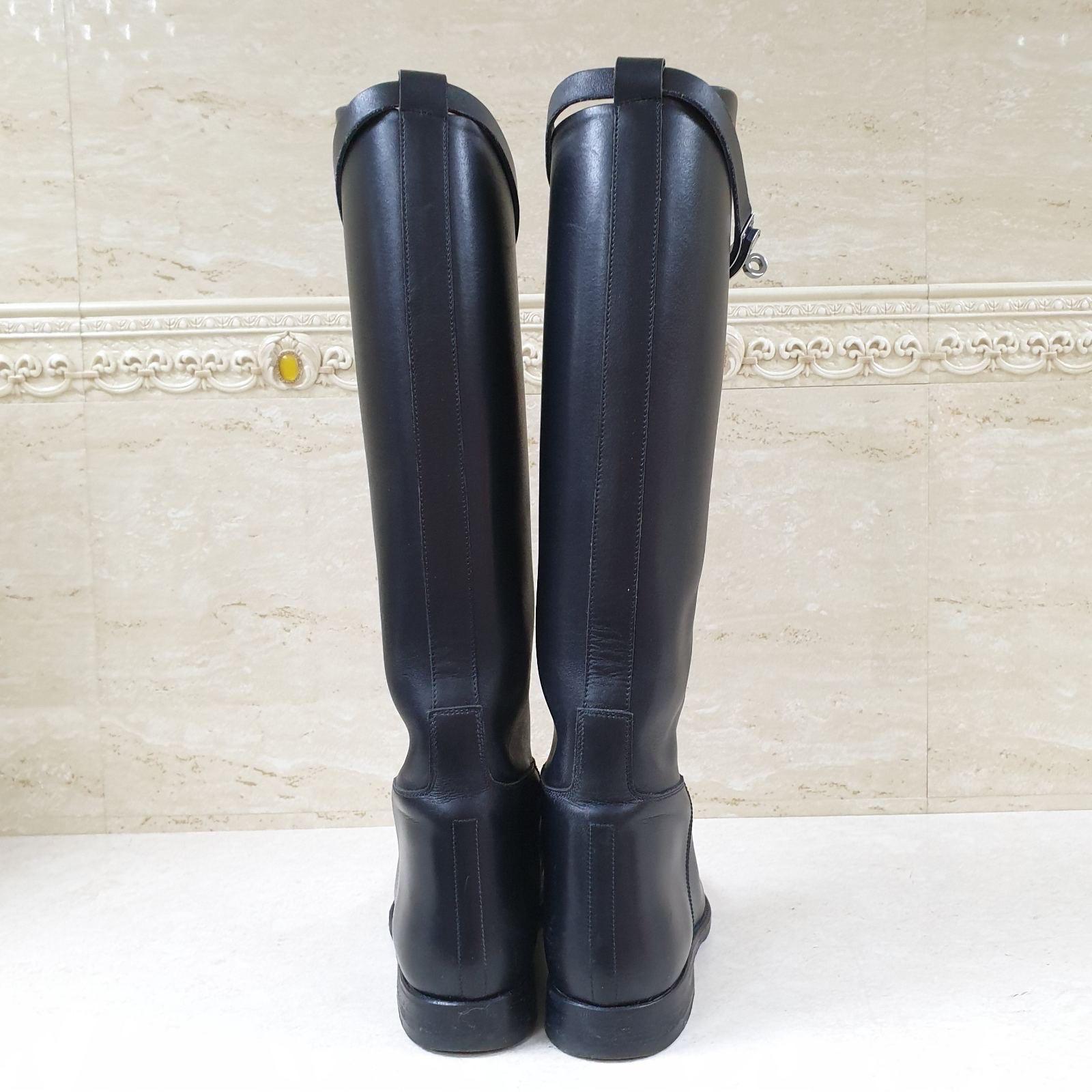 Hermès Black Jumping Boots  In Good Condition For Sale In Krakow, PL
