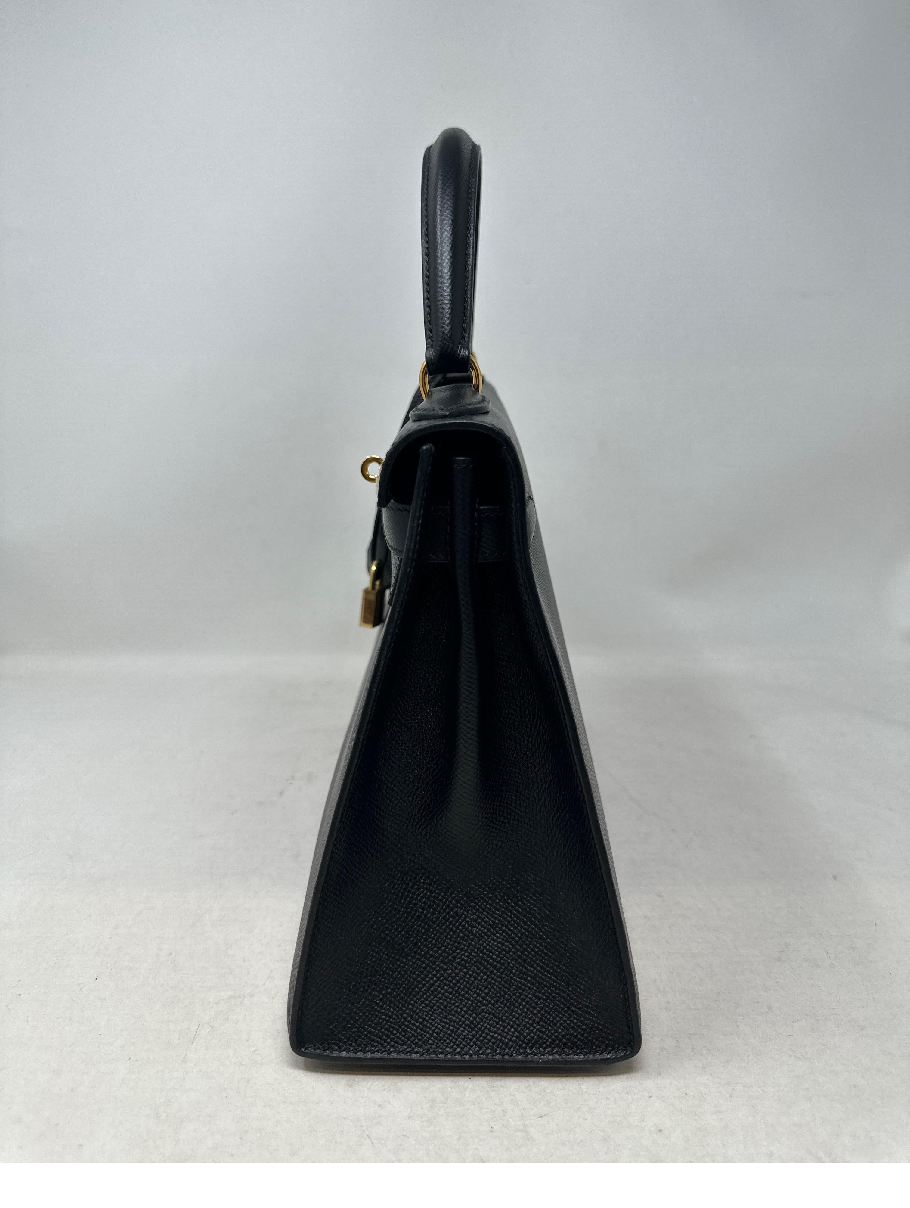 Hermès - Sac Kelly 28 noir 1