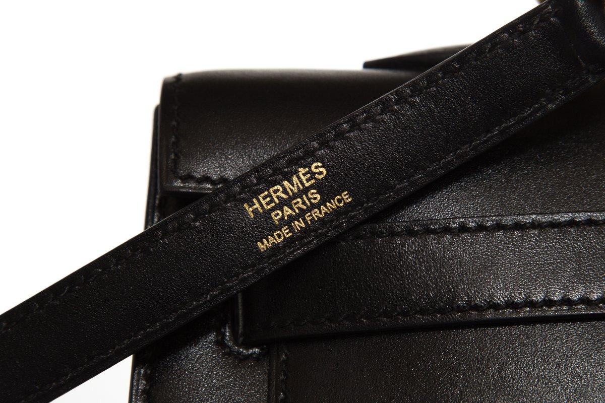 HERMÈS  Black Kelly 35cm Sellier Swift Leather Handle Bag $15, 995.95 6