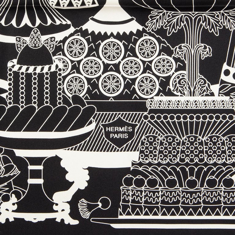 Hermes la patisserie francaise scarf 90 Clearance