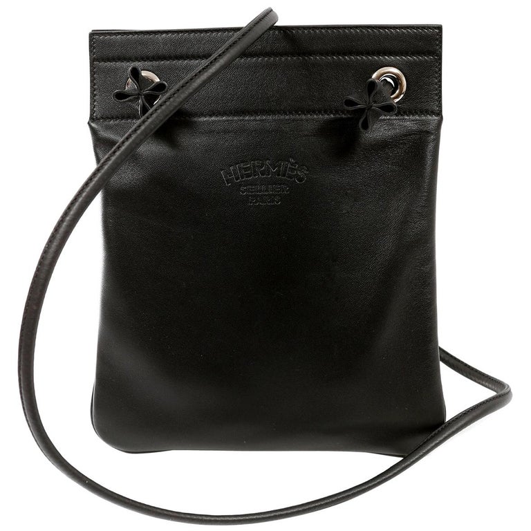 Hermès Black Leather Aline Mini Bag For Sale at 1stDibs | hermes aline bag,  hermes aline mini, hermes aline leather