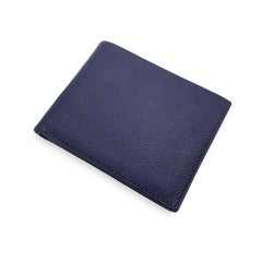 Hermes Black Leather Bifold Citizen Wallet Twill Lining