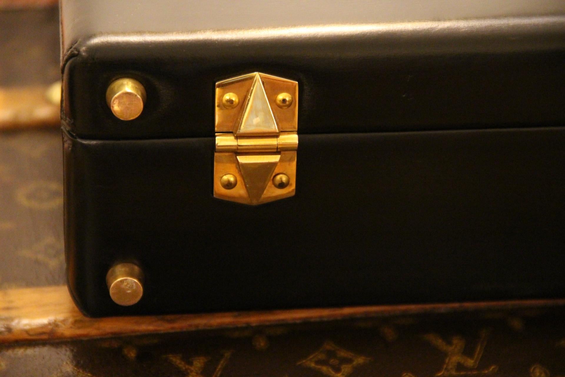 Hermès Black Leather Briefcase, Hermes Attache, Hermes Bag For Sale 8