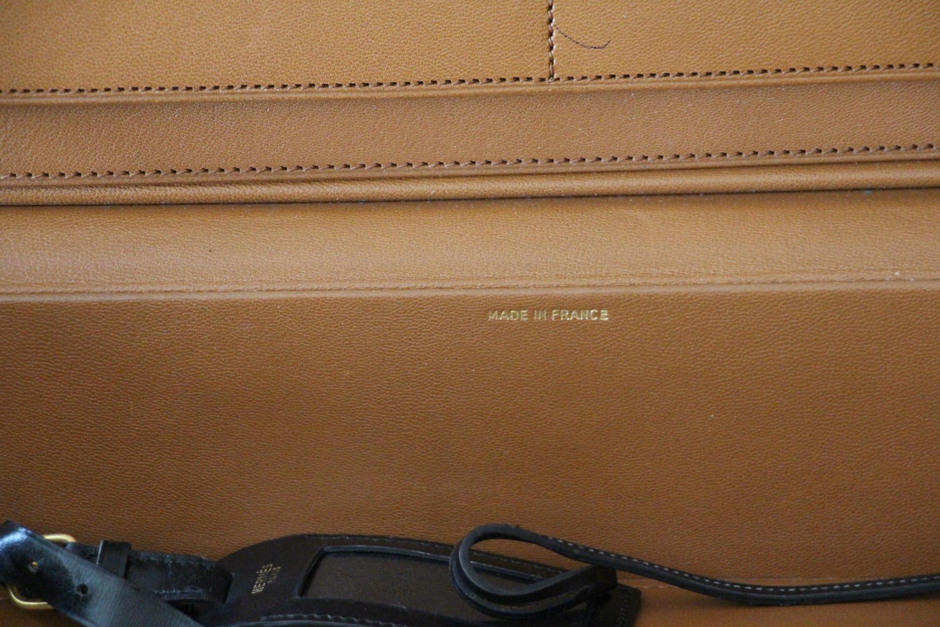Hermès Black Leather Briefcase, Hermes Attache, Hermes Bag 13