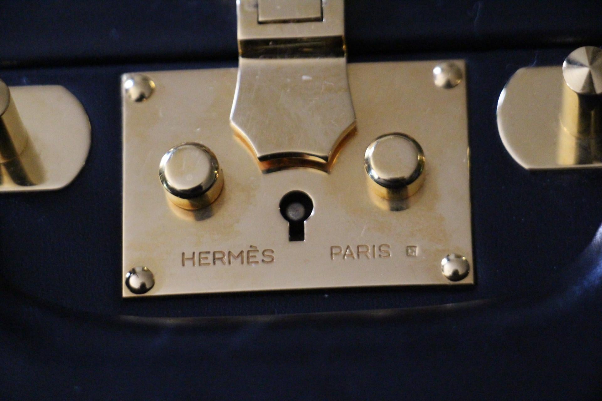 Hermès Black Leather Briefcase, Hermes Attache, Hermes Bag 15
