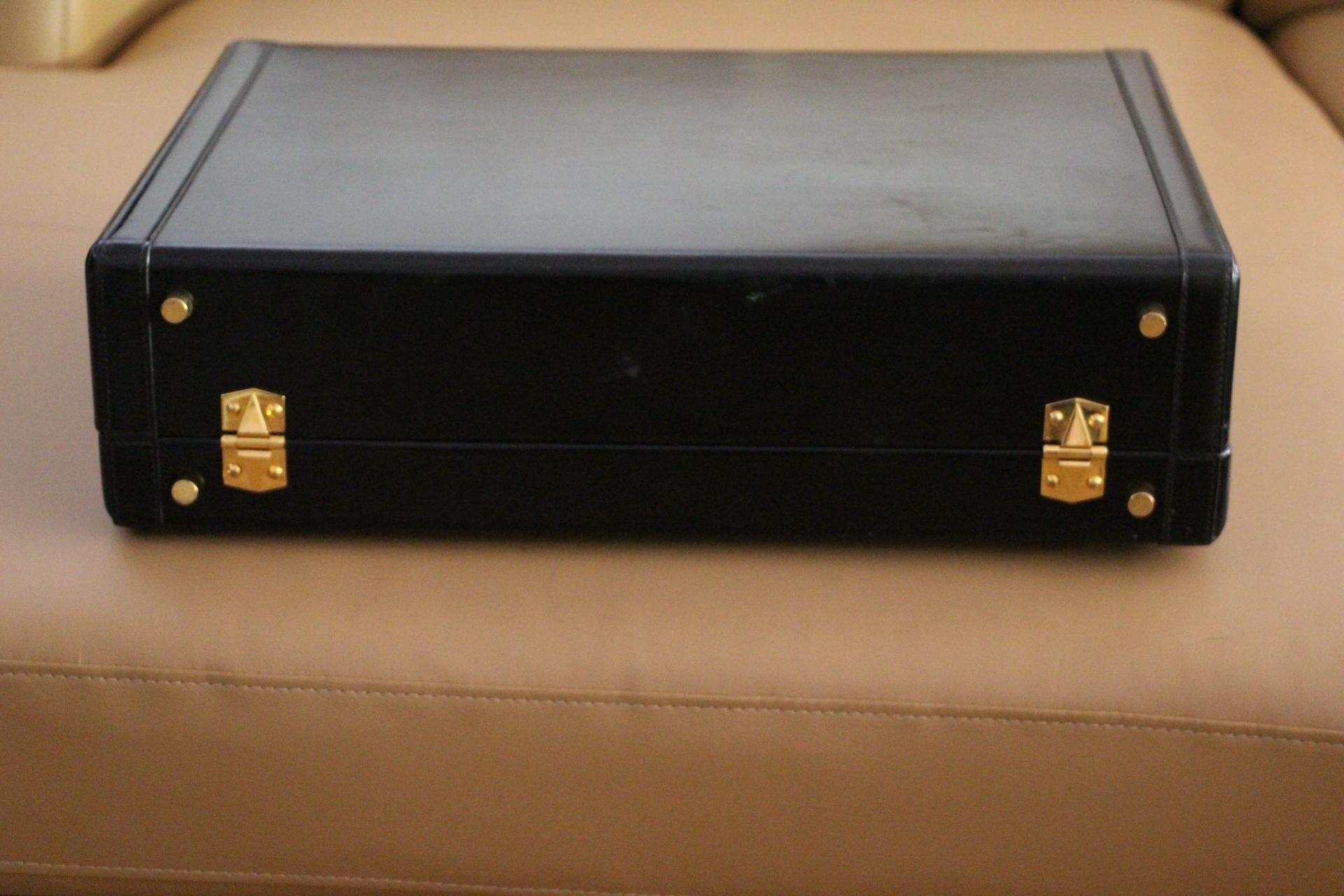 Hermès Black Leather Briefcase, Hermes Attache, Hermes Bag 2