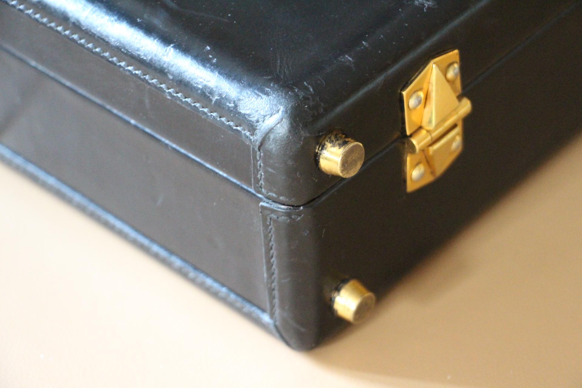 Hermès Black Leather Briefcase, Hermès Watch Attache, Hermès Watch Case 10