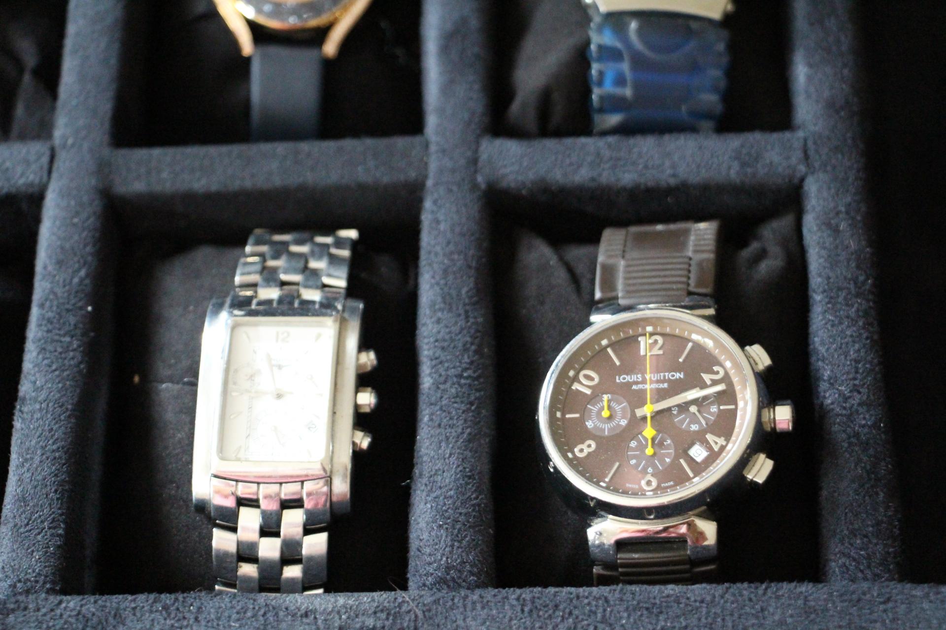 Hermès Porte-documents en cuir noir, Hermès Watch Attache, Hermès Watch Case en vente 14