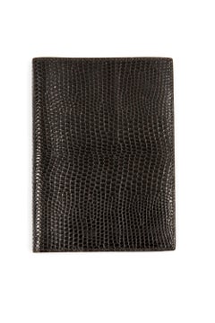 Hermes Black Leather Cover Diary