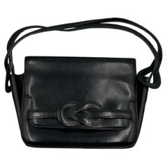 Hermès Black Leather Diane Bag 1989