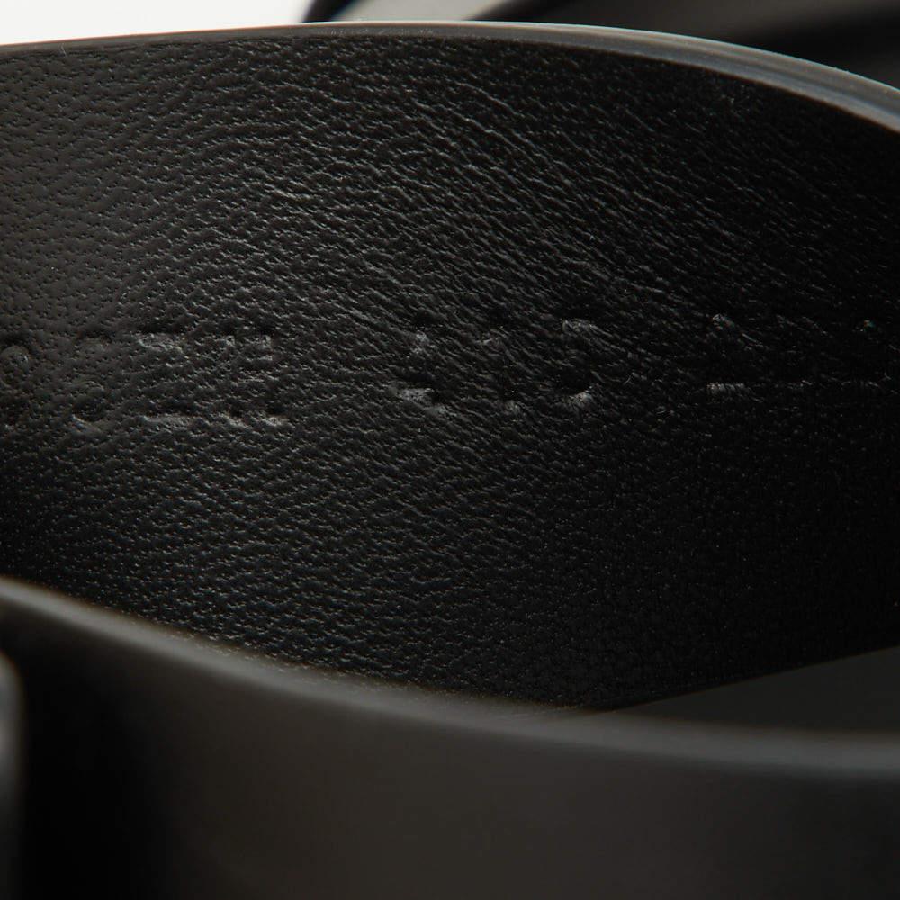 Hermes Black Leather Genius Sandals Size 41.5 3