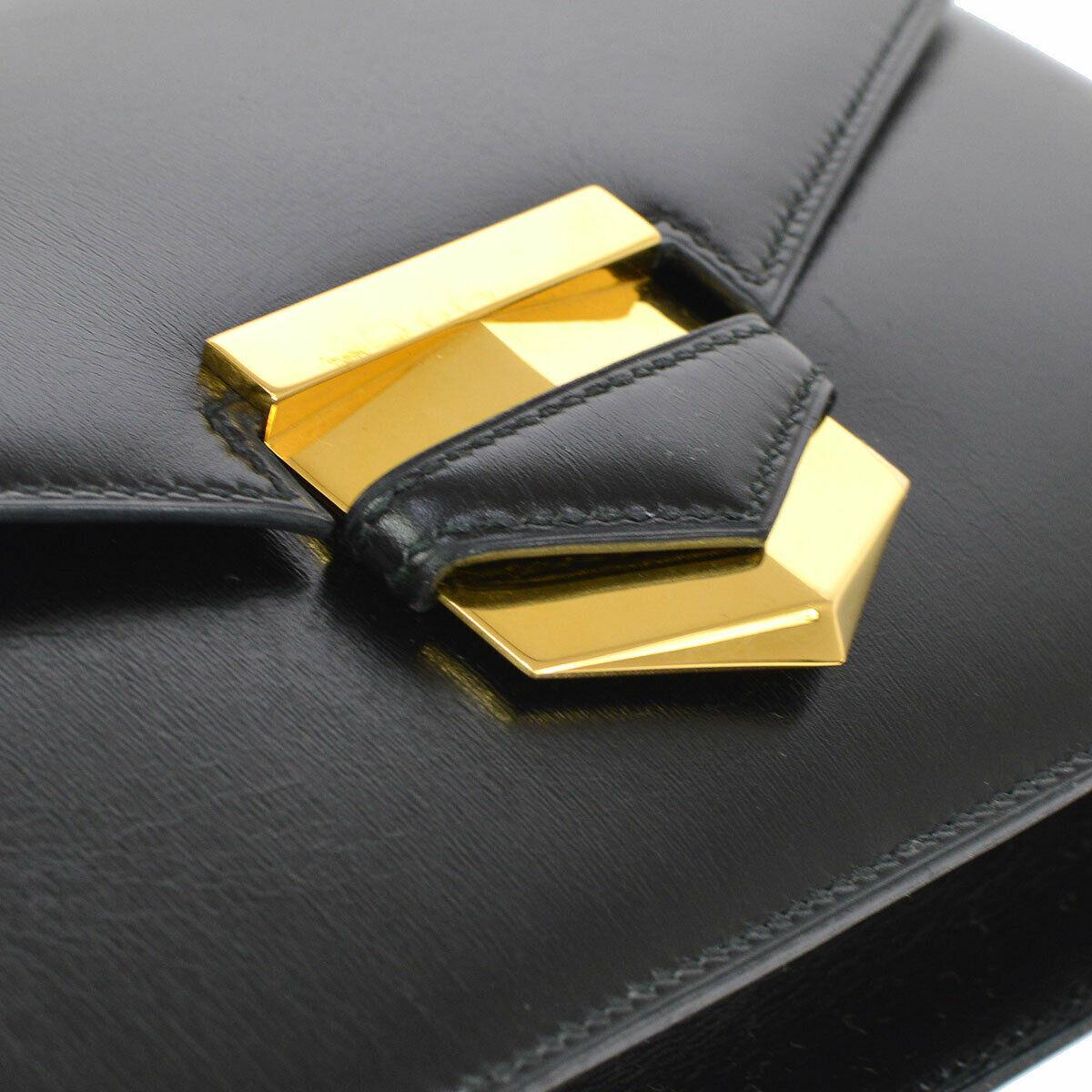 Hermes Black Leather Gold Evening Envelope Clutch Flap Bag

Leather
Gold tone hardware
Leather lining
Made in France
Measures 10