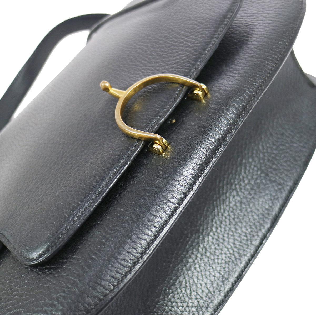Hermes Black Leather Gold Horsebit Top Handle Satchel Saddle Shoulder Flap Bag

Leather
Gold tone hardware
Leather lining
Date code present
Made in France
Adjustable shoulder strap 8.5-15.5