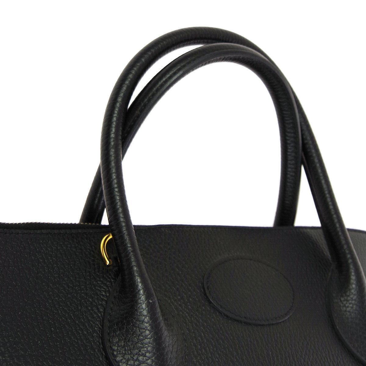 Hermes Black Bolide Leather Gold Large Travel Carryall Top Handle Satchel Tote Bag

Leather
Gold tone hardware 
Zipper closure 
Leather lining
Date code present
Made in France
Handle drop 4