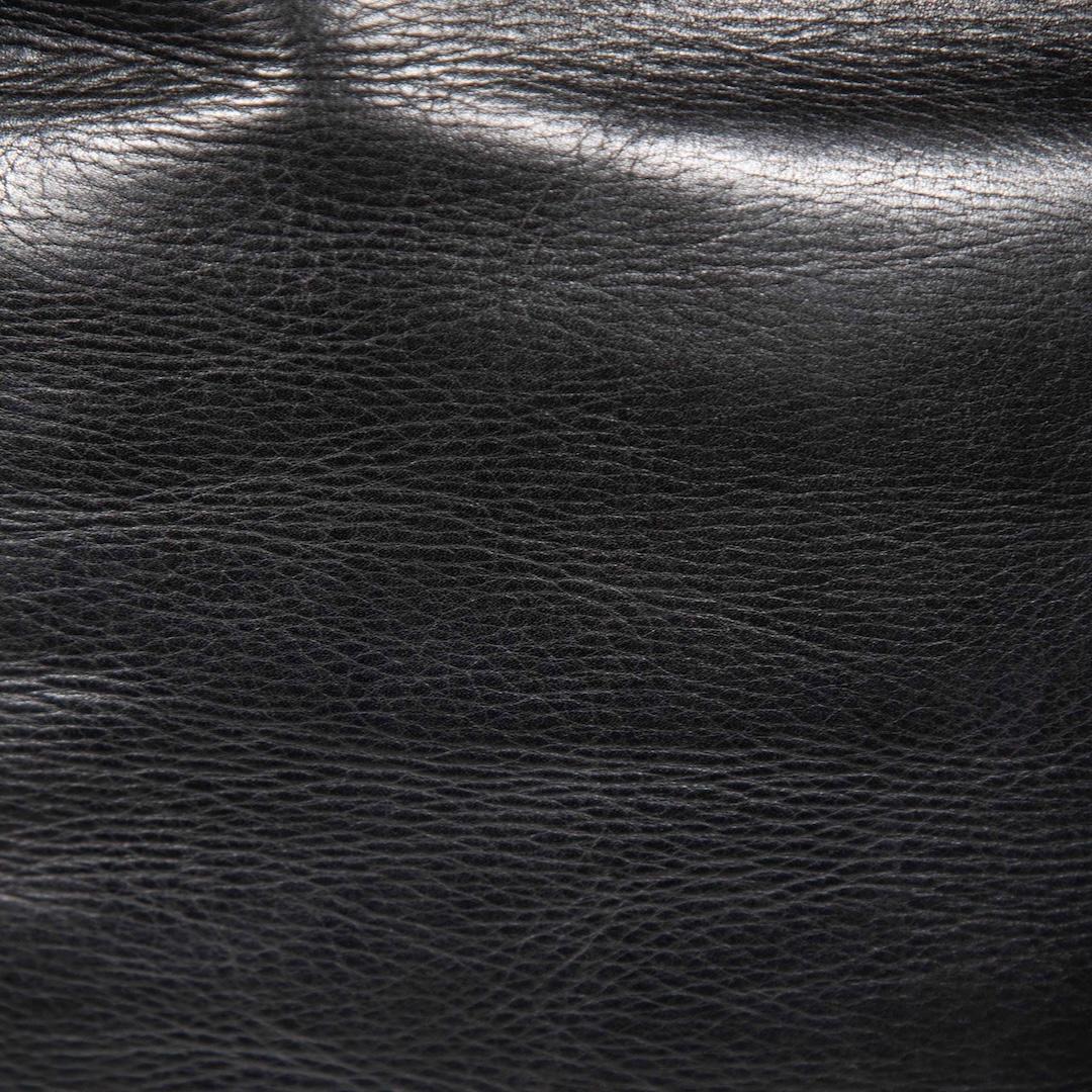 Hermès Black Leather Over The Knee Heeled Boots Size IT 38.5 For Sale 1