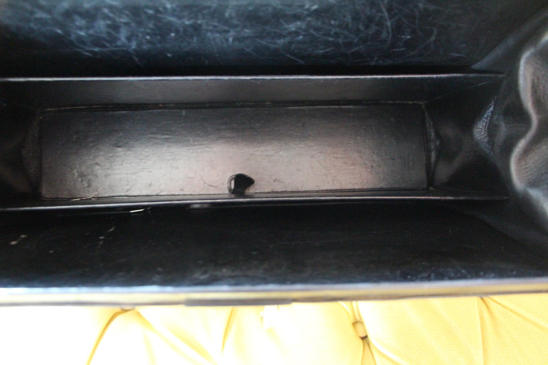 Hermès Black Leather Pilot or Doctor's Briefcase 11