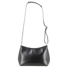 Hermes Black Leather Shoulder Bag