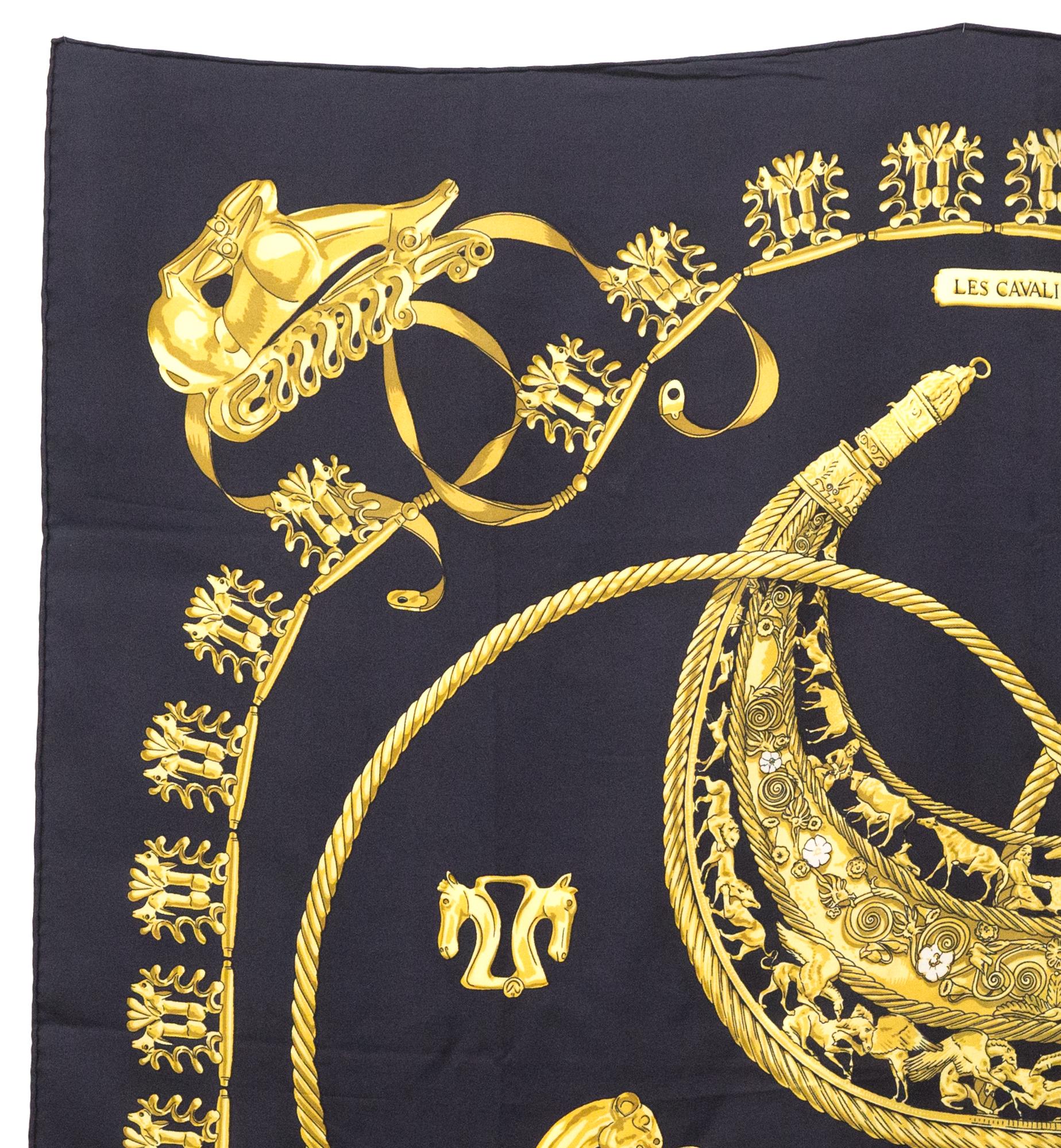 Hermes silk scarf 