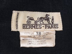 Hermes  Black Linen Bralette