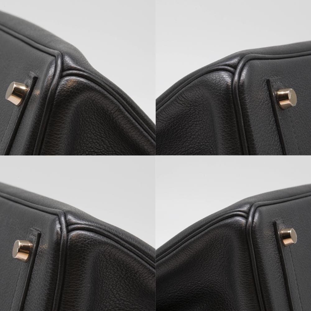 Hermès Black Lisse Crocodile 30cm SAC Birkin Bag 2