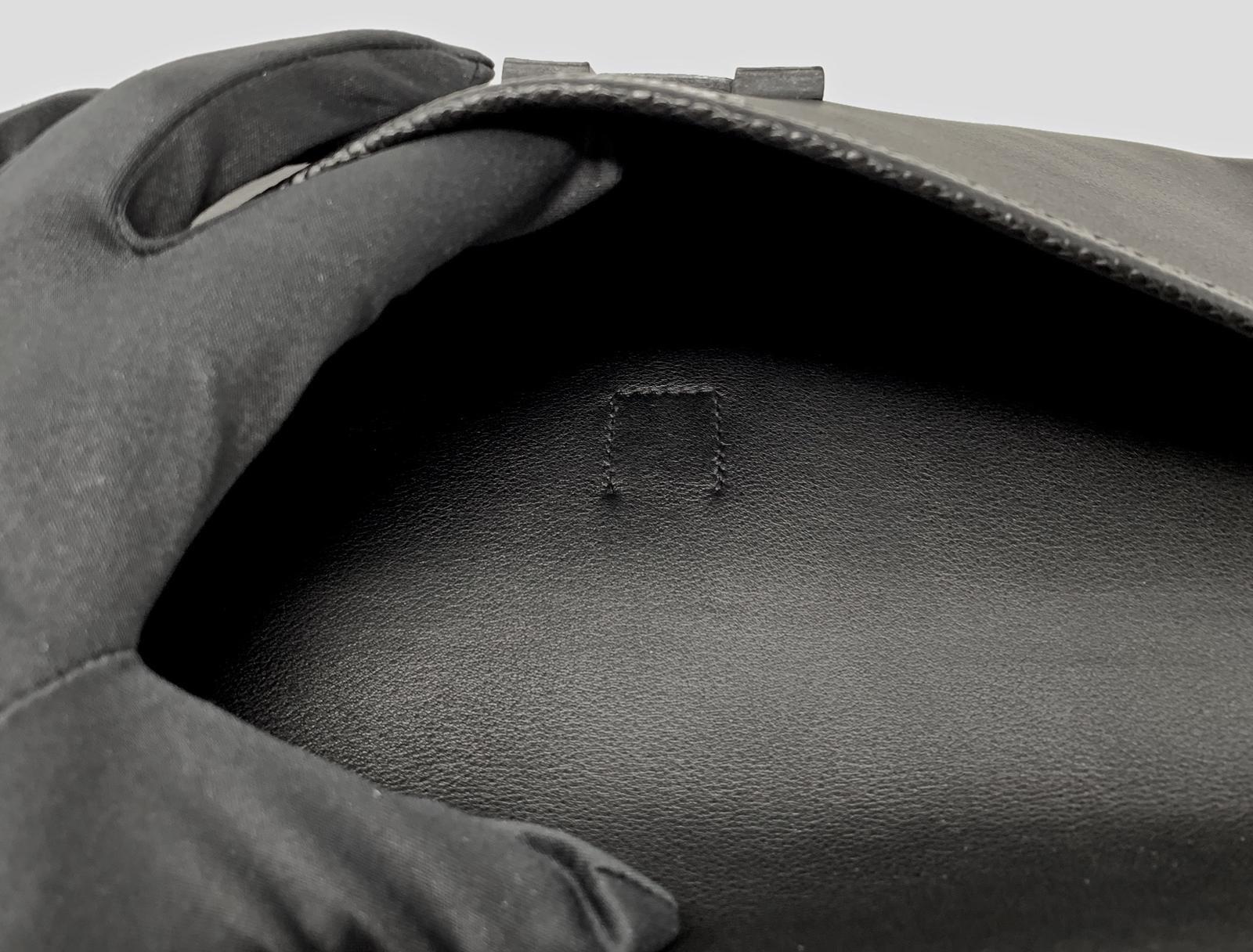 Hermès Black Lizard & Swift Jige Clutch Bag, 2019 1