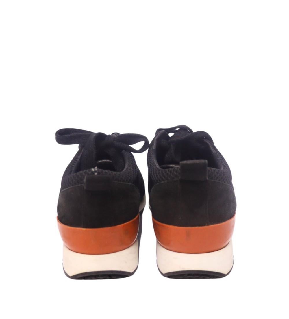 Women's Hermes Black Low Top Sneakers Size EU 37.5