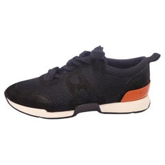 Hermes Black Low Top Sneakers Size EU 37.5