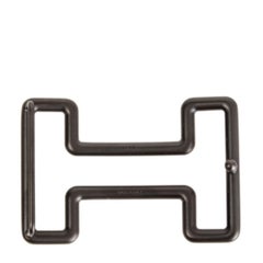 HERMES black matte PVD H TONIGHT 38mm Belt Buckle