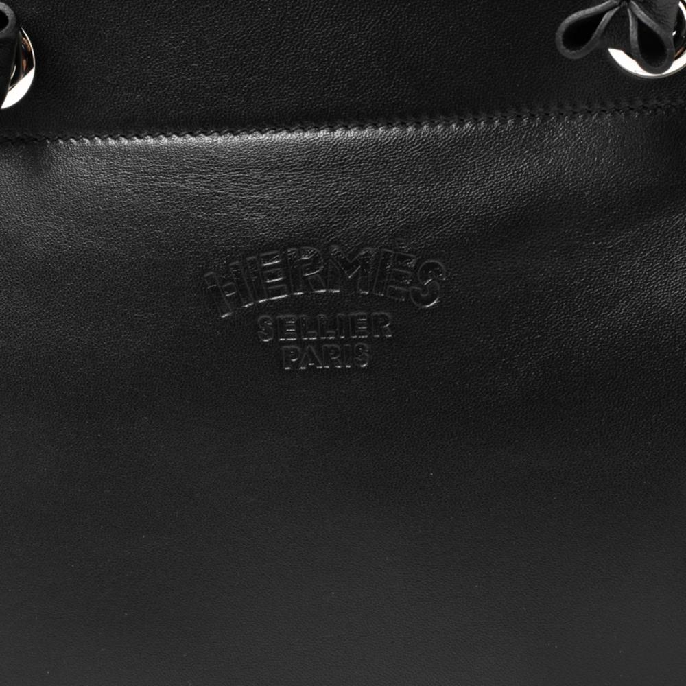 Hermes Black Milo and Swift Leather Aline Mini Bag In New Condition In Dubai, Al Qouz 2