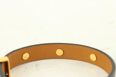 Hermès Black Mini Dog Anneaux Bracelet Cuff Kelly Bangle 0H14