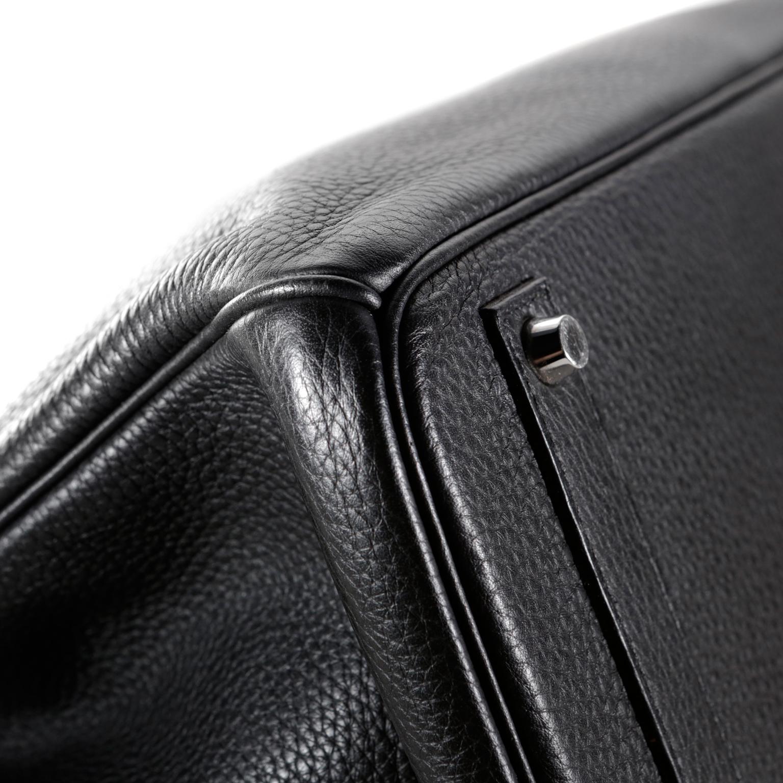 Hermès Black Noir Togo 40 cm Birkin Bag 1