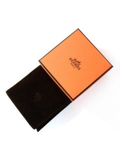 Hermes Black/Palladium Enamel Charniere Uni Wide Hinged Bracelet sz S rt. $650