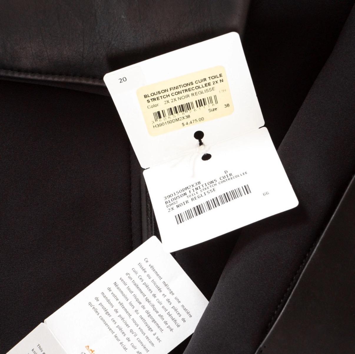 Hérmes Black Polyamide-Blend Waterproof Paneled Ski Jacket Fall2013 For Sale 6