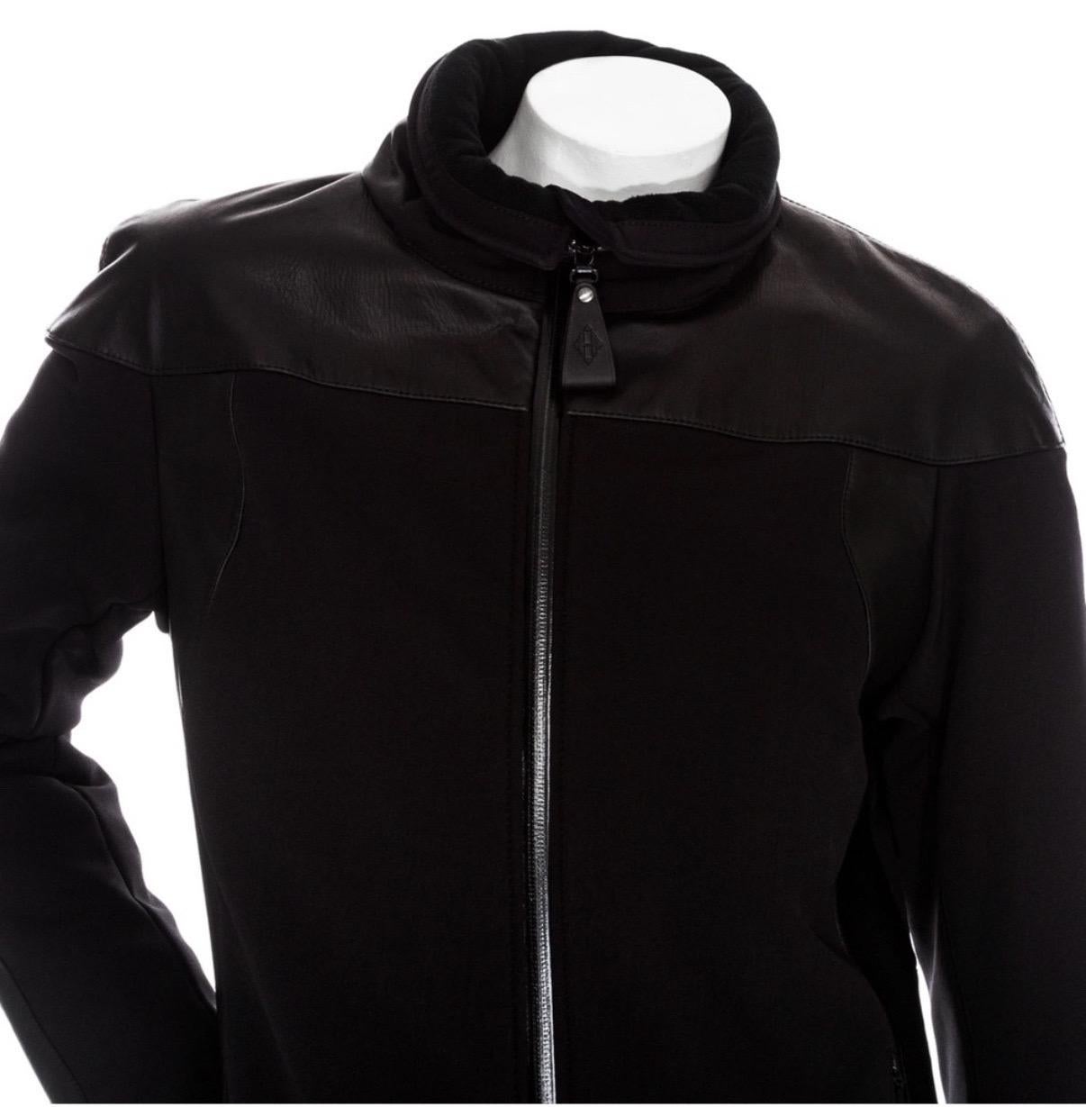 Hérmes Black Polyamide-Blend Waterproof Paneled Ski Jacket Fall2013 For Sale 10