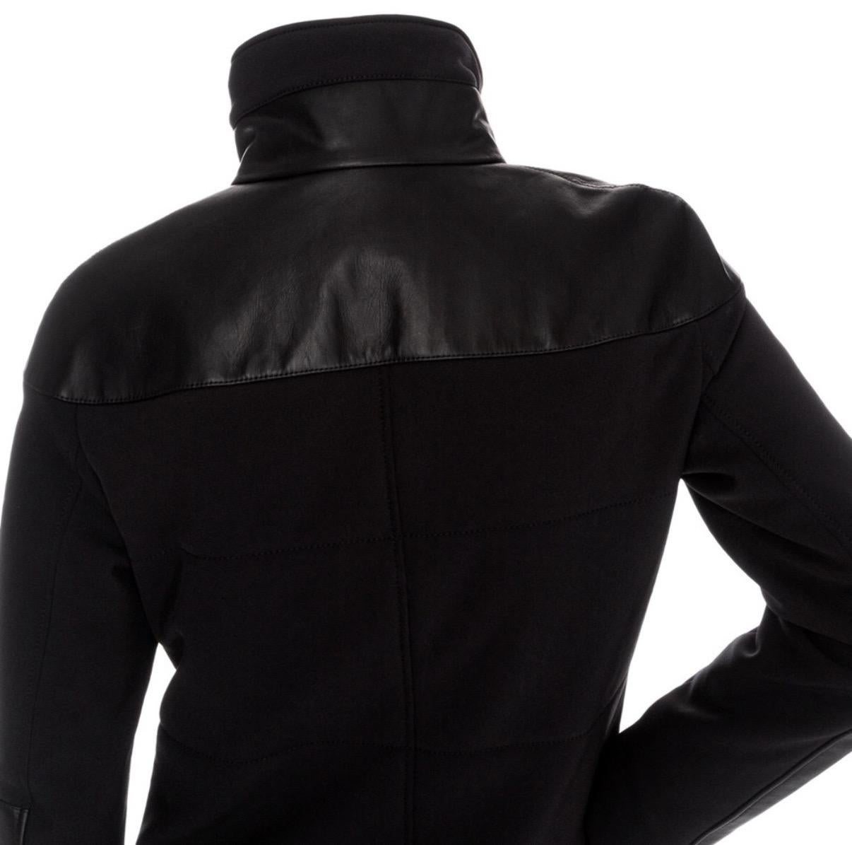 Hérmes Black Polyamide-Blend Waterproof Paneled Ski Jacket Fall2013 For Sale 3