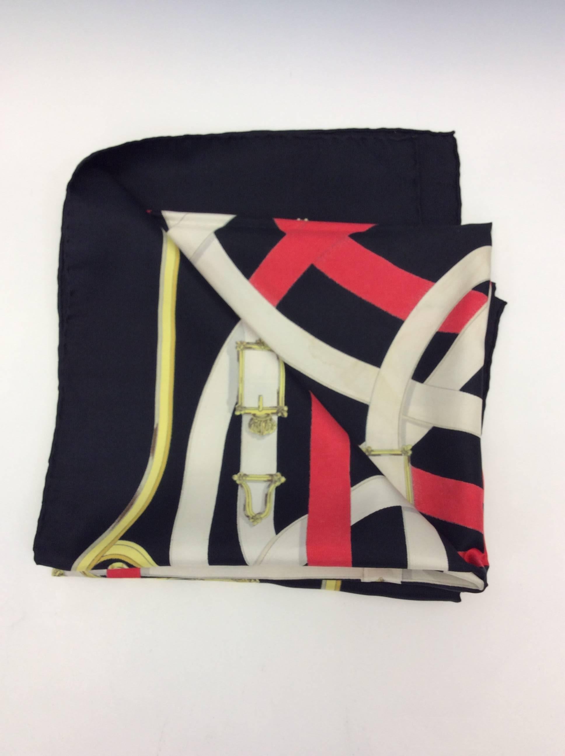 Hermes Black Red Printed Silk Scarf
35X35
$250
Made in France
100% silk 