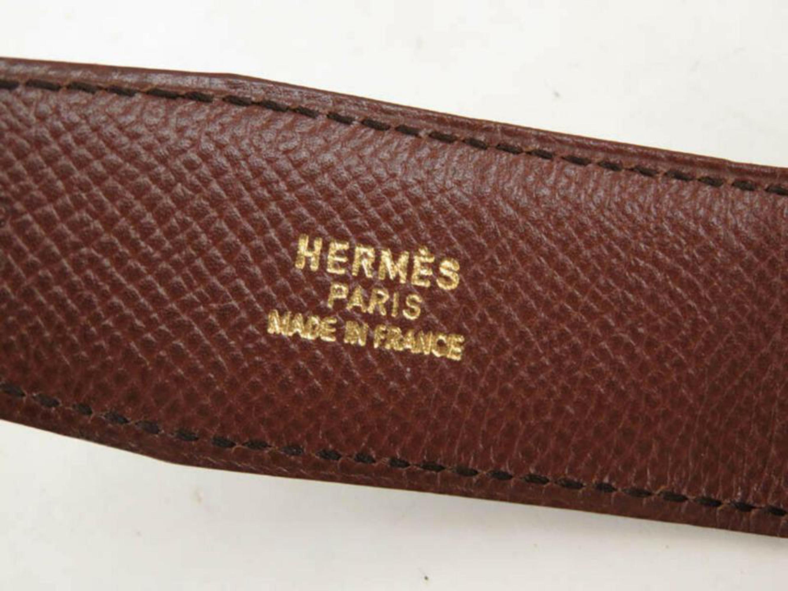 Women's Hermès Black Reversible H Logo Kit 870256 Belt