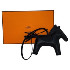 Hermes Black Rodeo Charm 