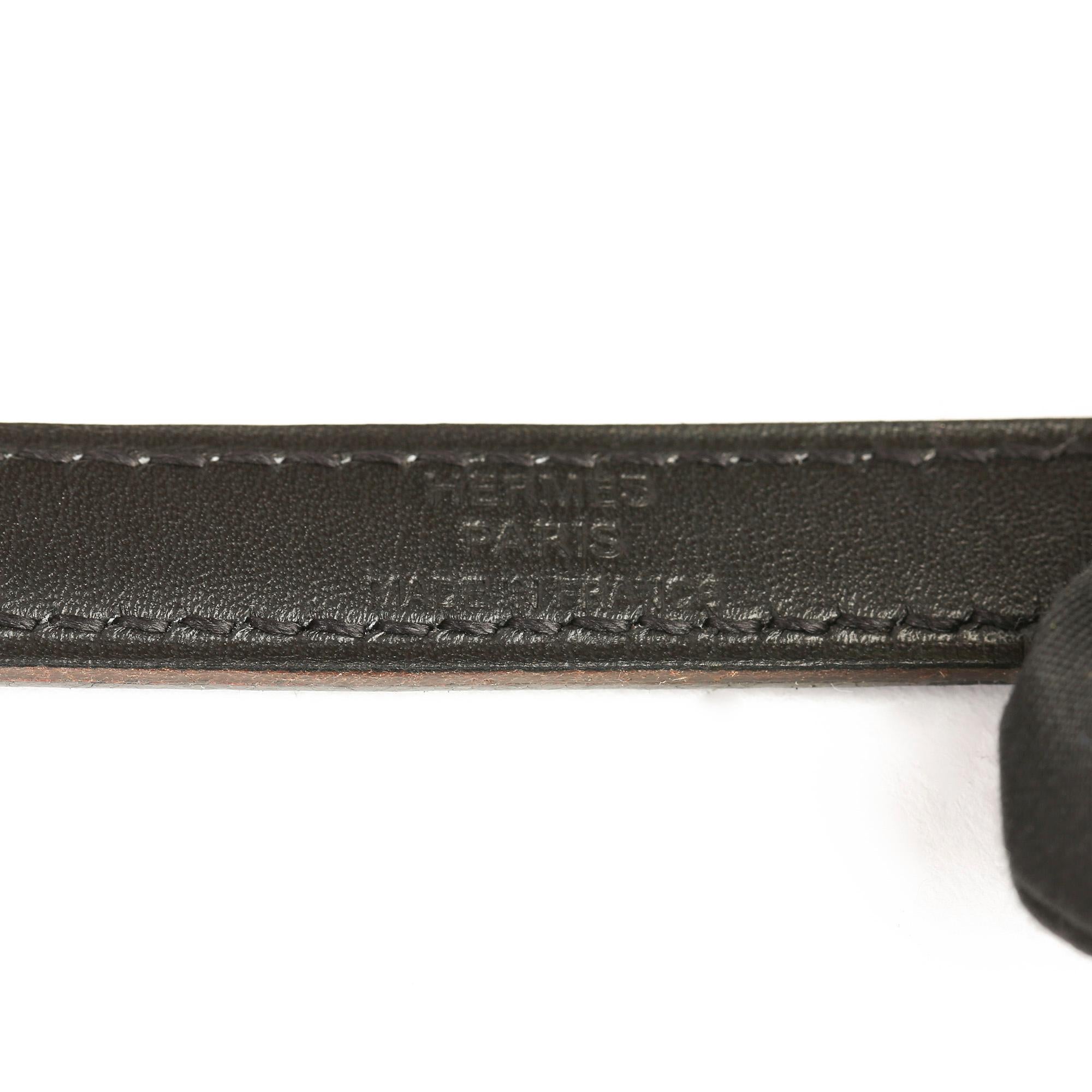 Women's Hermès Black Shearling Belt Pouch For Sale