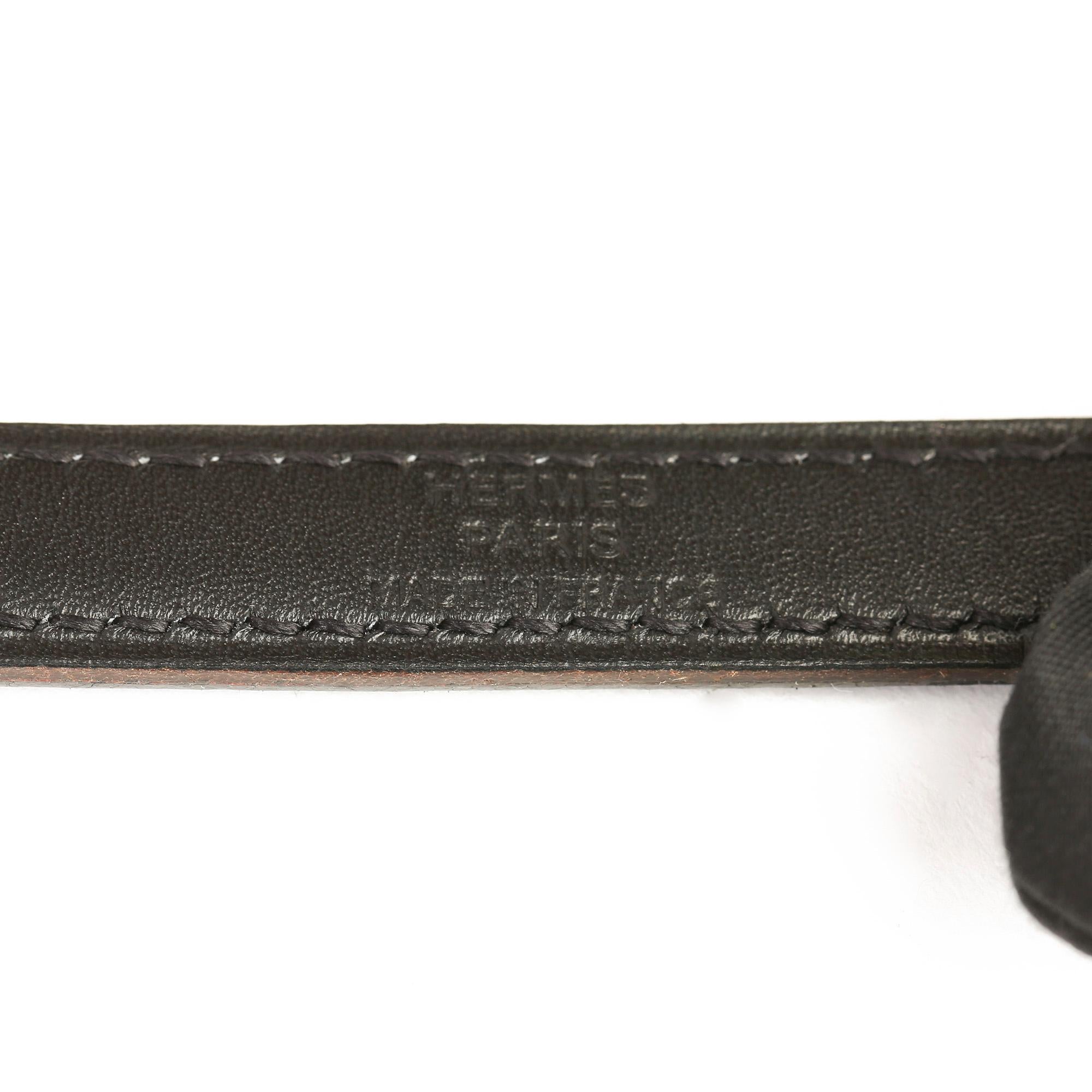 Marsupio con cintura in shearling nero di Hermès In condizioni ottime in vendita a Bishop's Stortford, Hertfordshire